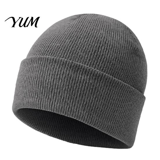 Outdoor Hiking Hat Knitted Winter Hat, Unisex Thick Thermal Skull Cap, Cozy Windproof Warm Knit for Men Women Jogging Cap