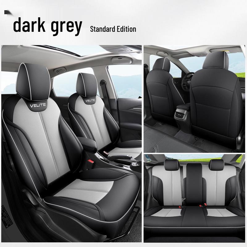 New Buick Velite 6 Full Leather Car Seat Cushion Cover – Universal Four Seasons Model