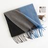 Winter British Style Imitation Cashmere Scarf for Men High End Checkerboard Cold Proof Shawl and Scarf