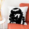 EEmily The Strange Pillow Case Plush Fabric Soft Pillowcase Double Sided Print Cushion Cover Household Gifts