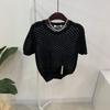 C S In The Room roSel Diamond punCh Knit Short Sleeve 4Color