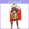 Costume da Gladiatore Romano per Adulto Uomo di Impatto Caratterizzato da Colori Ricchi e Vestibilità Comoda per Tutte le Stagioni