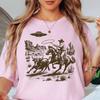 Western Cowboy Tshirt, Vintage 90s Shirt,Vintage Cowboy Alien T-shirt,Retro Rodeo Outfit, Wildwest Cowboy Tee Unisex,90s Grunge Rodeo Tee