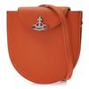 Vivienne WeStwood Women S Saffiano Half Moon Saddle croSS Bag 43030094 L001n F401