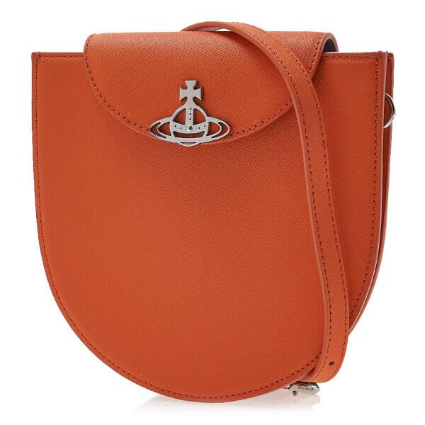 Vivienne WeStwood Women S Saffiano Half Moon Saddle croSS Bag 43030094 L001n F401