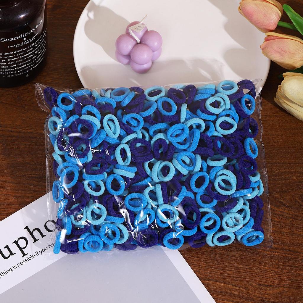 500-Pack Hair-Friendly Elastic Bands for Girls & Babies