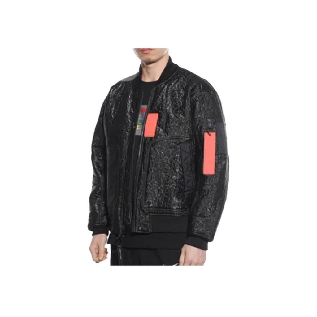 Air Jordan 23 Engineered MA-1 Strukturierte Bomberjacke mit lockerer Passform Herren Jacken Schwarz CD5713-010