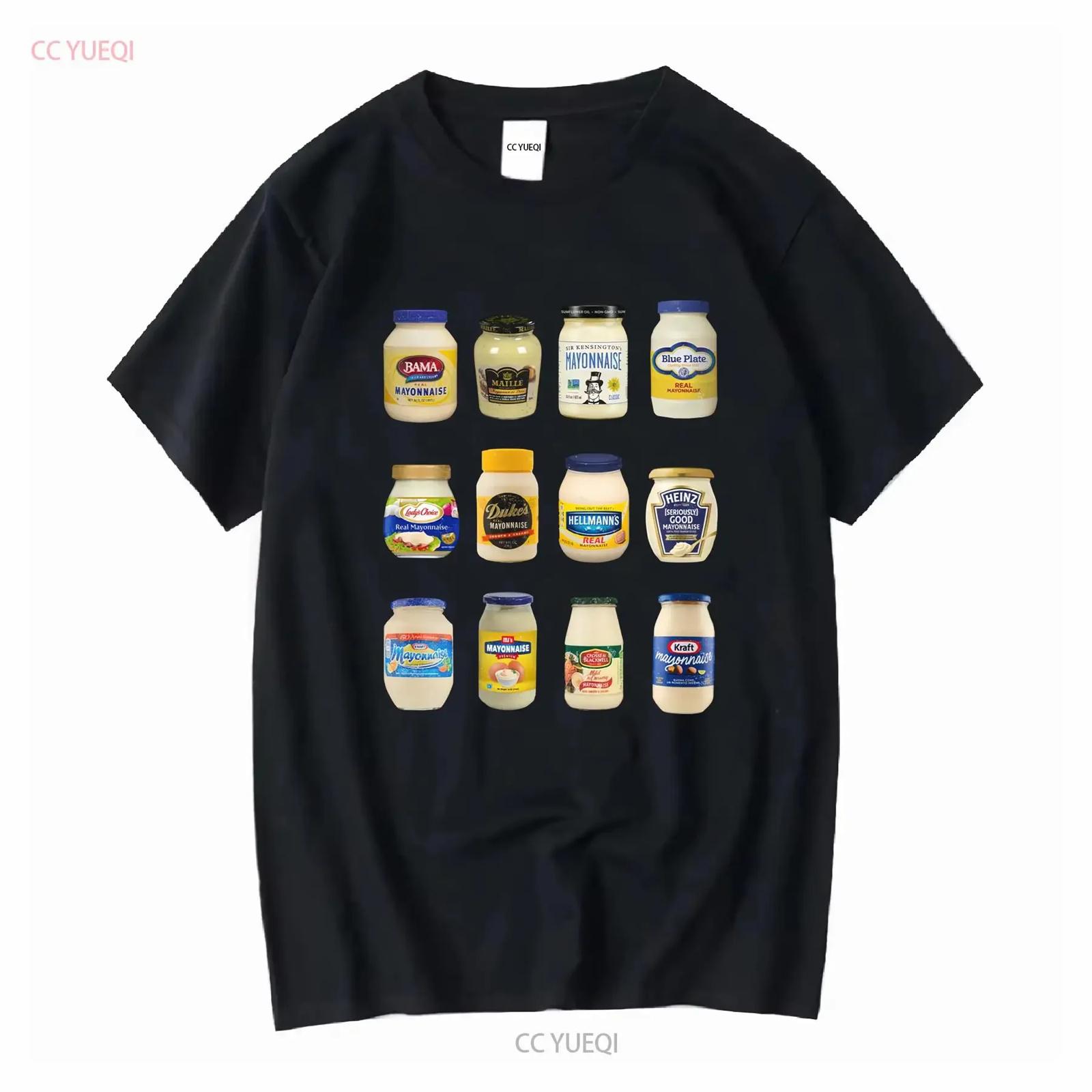 

Vintage mayonnaise shirt T Lover Funny Mayo AddicT long or short sleeves vintage Washed Comfortable Versatile streetwear XXXXXL різнокольоровий