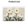 Small Fresh Floral Bathroom Floor Mat Soft Durable 30*50cm Absorbent Floor Mat Non-Slip Carpet Bathroom Entrance