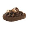 Cute bag head lamb wool slippers women's outer wear 2025 new autumn and winter thick bottom warm one pedal cotton mop