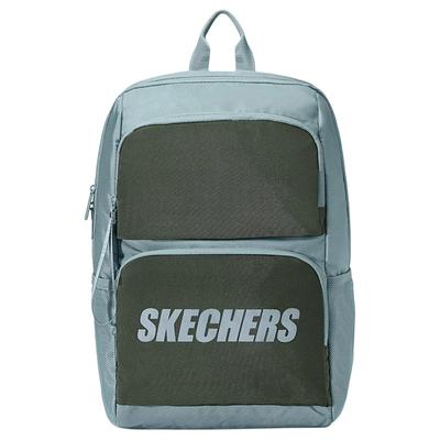 Fabric Backpack Unisex Gray Green (Unisex) Backpacks L320U196 03WV