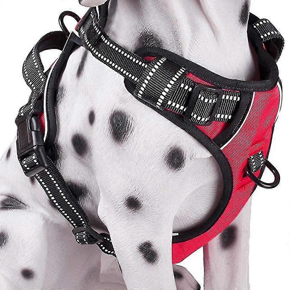 No-pull Dog Harness Padded Adjustable Pet Vest Harness For Large Dogs Training Or Walking