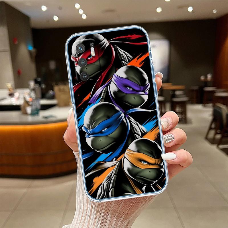 RE61 TMNT Transparent Phone Case for Samsung Galaxy A04 A04S A14 A23 A34 A54 M23 M33 M52 M53