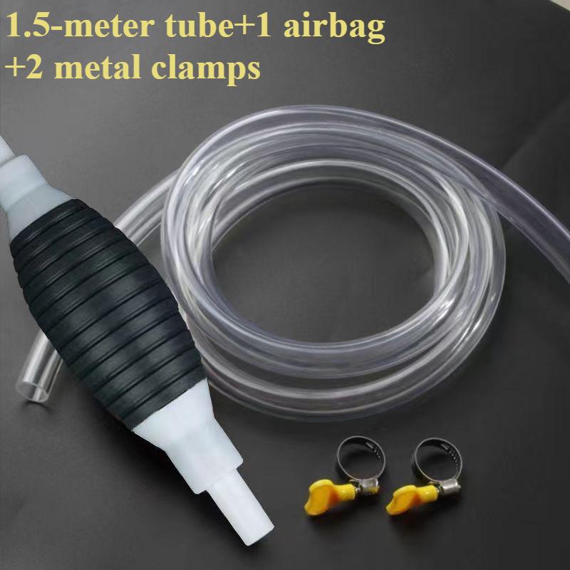 Car Manual Fuel Pump Kit Hand Suction Oil Extractor Durable Pipe for Petrol Diesel Liquid Pumping Universal Vehicle Accessories