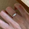 Women's Marquise Cut Diamond Ring: Elegant and Sparkling Niche Design