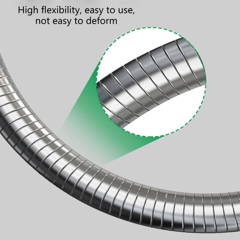 3Pcs 15/20/30cm Flexible 1/4" Hex Shank Drill Bit Holders Magnetic Drill Extension Shaft for Power Tool in Tight Space