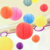 Hot Sale 1pc 4" 6" 8" 10"12" 14" 16" Orange Chinese Paper Lanterns Round Paper Ball Lamps Wedding Christmas Party Lampion Decor