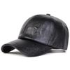 Unisex Pentagram ORIGNAL Imprint PU Leather Baseball Caps Outdoor Adjustable Spring and Autumn Casual Sunscreen Hat