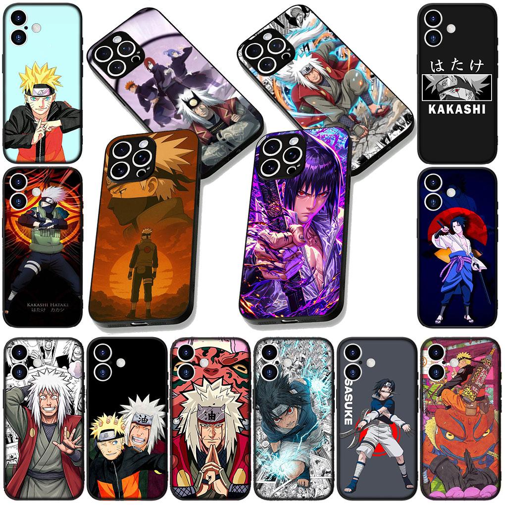 Cover for Motorola Moto E13 E20 E32 E22 G22 G23 G32 G60 G72 G7 G8 G82 G9 Plus Power Case Jiraiya Sasuke Uchiha Kakashi Narutos