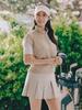 Challenger Women'S Zero Light Shoulder String Collar Vest Beige
