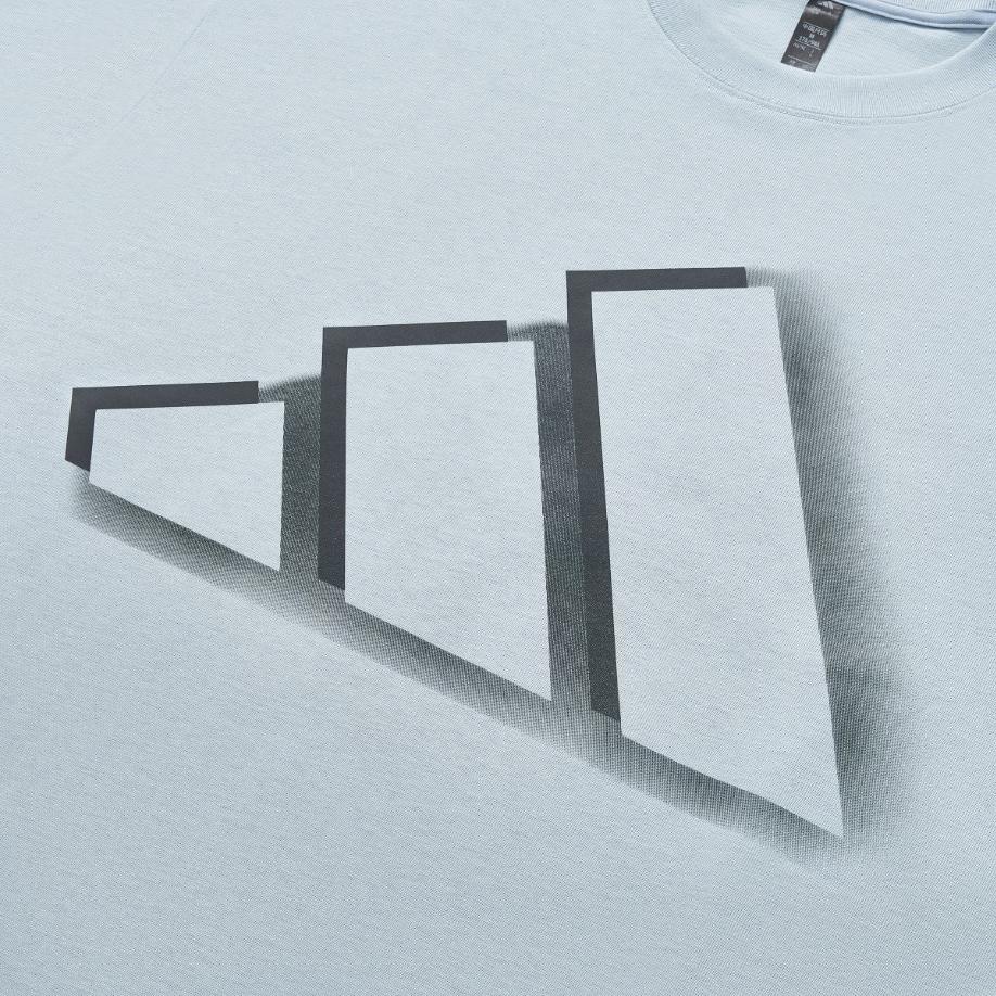 adidas Classic Fashion Simple Versatile Short Sleeve T-Shirt Men Tops Yellow Blue KF6202