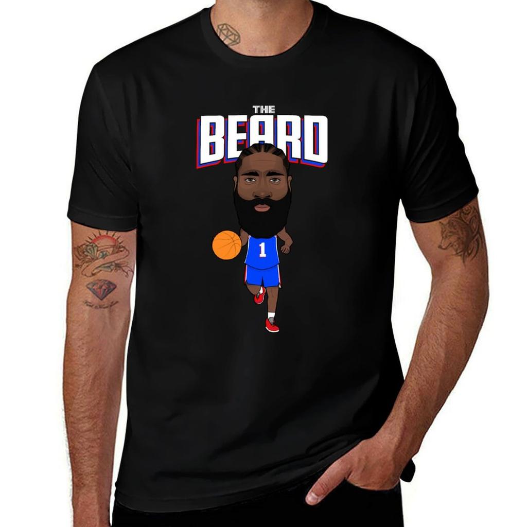 The Beard Tshirt Standard Fit Solid Tee Shirt