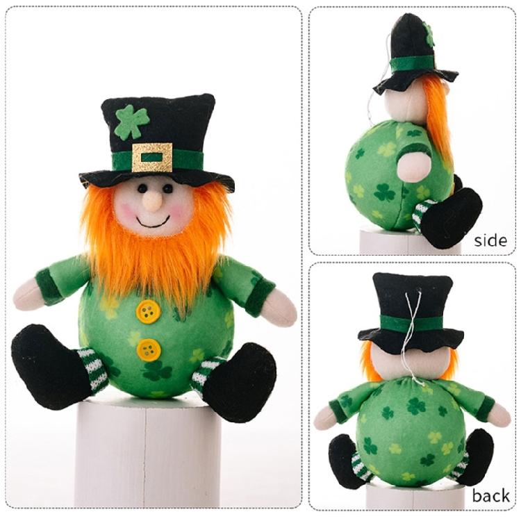 Leprechauns Doll for Patricks Day for Festival Parties Hangings Decorations Kids Toy