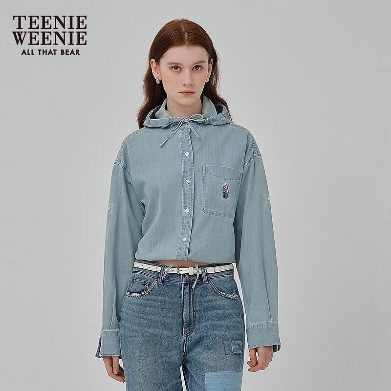 Teenie Weenie Women's Little Bear Denim Shirt