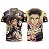 Bandai Anime Demon Slayer T-shirt Nezuko Kamado Stampa 3D T-shirt da Uomo Casual Streetwear Fan di Anime Basata Su
