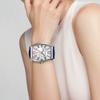 Casio SHEEN 50 Meters Waterproof, Quartz Movement, Leather Strap, Japanese and Korean Watch, Women's Watch, Silver Dial SHE-3026L-7A3