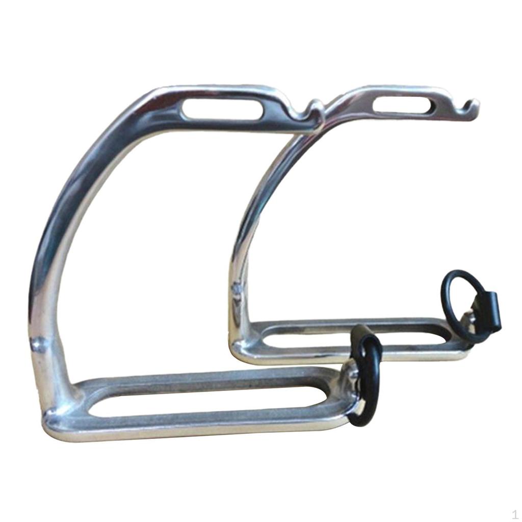 2 buc. Etrieri pentru șa engleză Călărie Instrument ușor de antrenament din oțel inoxidabil pentru