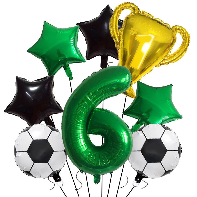 Football Champion Trophy Balloon Set World Cup Themed Party Decoration Children'S Birthday Party Photo