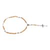 Rosary Beads Wood Zinc Alloy Portable Lightweight Handcrafted Attractive Lucky Rosary Beads Jewelry