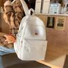 Schoolbag student schoolbag female, new Japanese ins college style simple backpack, cute versatile large-capacity backpack