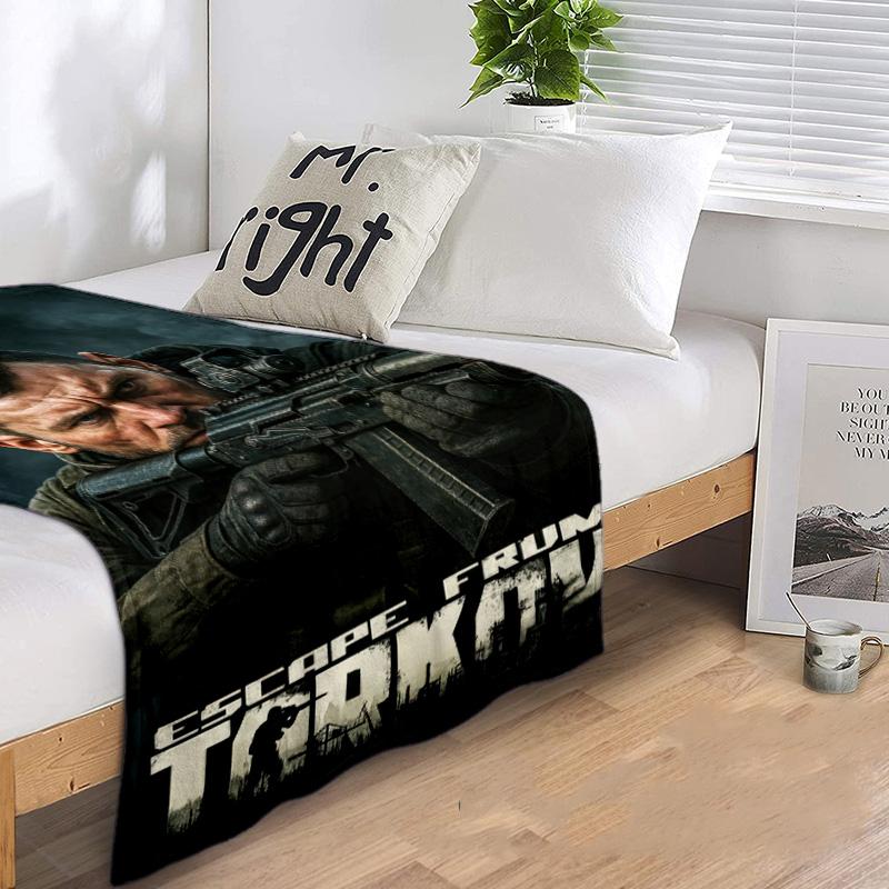 1PC Escape Tarkov Winter Edition Ultimate Tactical Gear All Seasons Soft Comfortable Blanket Suitable Sofa Office Outdoor Travel Home Use
