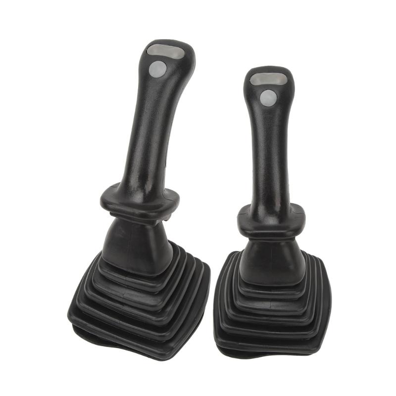 Hochbelastbare Gummi-Schalthebel-Staubmanschette für Bagger-Bedienhebel, ölbeständige Schutzabdeckung mit verstärkten Rippen, 2 Stück