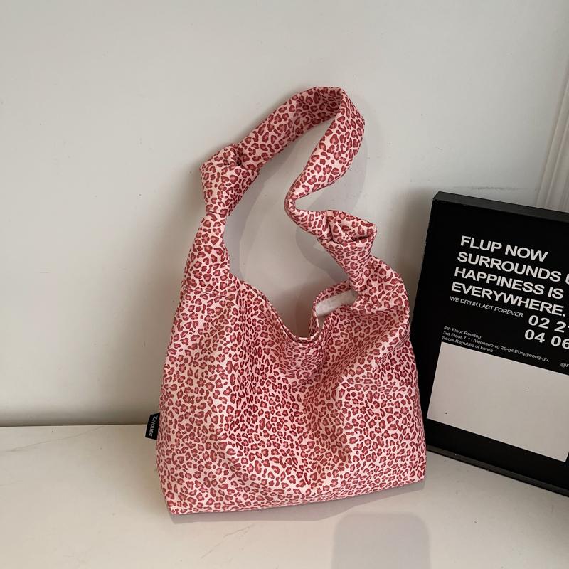 Women's Bag Leopard Print Shoulder Bag Underarm Bag Large Capacity Tote Bag