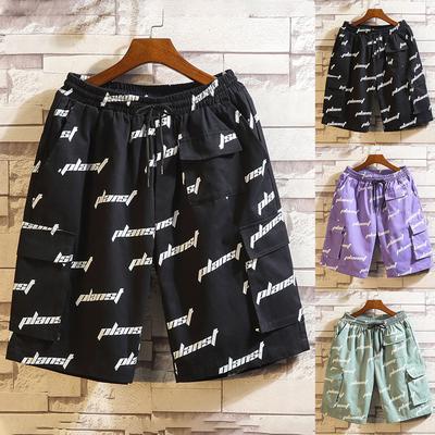 Mens Printed Swimming Beach Surfing Shorts Trousers in Spring and Summer