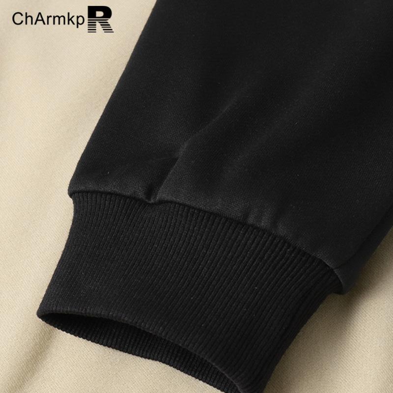 ChArmkpR Men Ethnic Pattern Patchwork Long Sleeve Sweatshirts