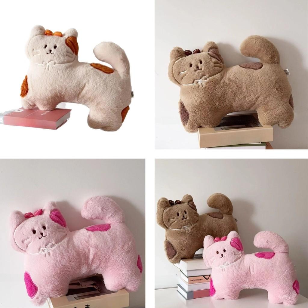 Pillow Cat Plush Animal Doll Cartoon Decoration Living Room Sofa Seat Cushion
