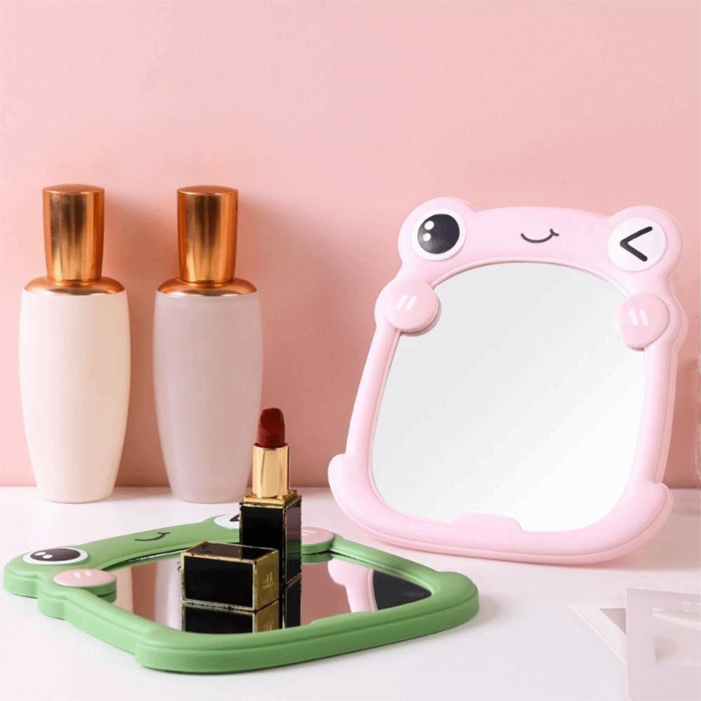 Cute Dressing Mirror Creative Princess Mirror Frog Makeup Mirror  Student Dormitory