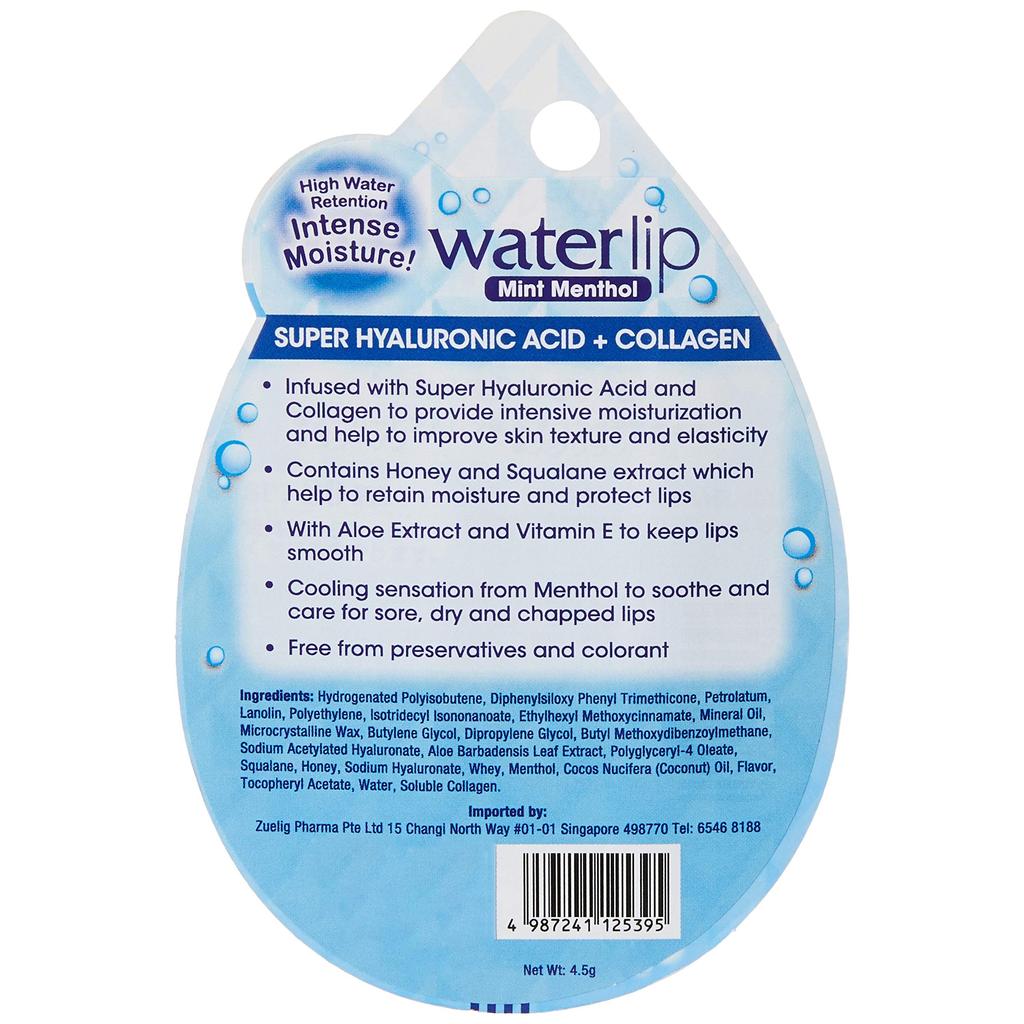 Rohto Mentholatum Water Lip Mint Menthol Lippenbalsam 4,2g - Feuchtigkeitsspendende Lippenpflege