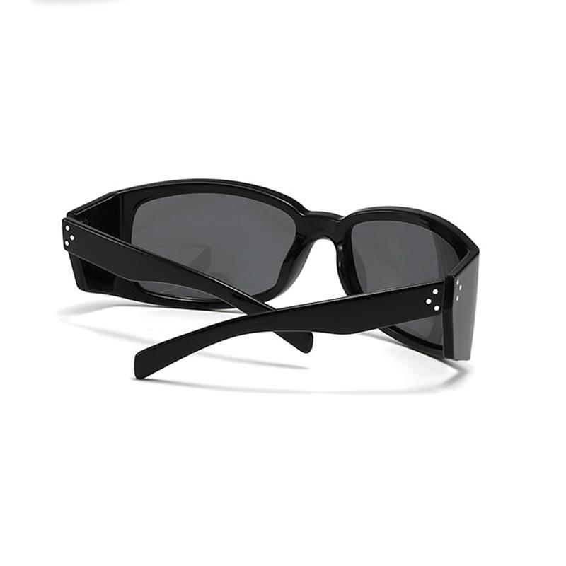 Premium High Quality High End Designer Style Retro Edgy Punk Trendy Travel Friendly Oversized Female For Both Male Sun Glasses