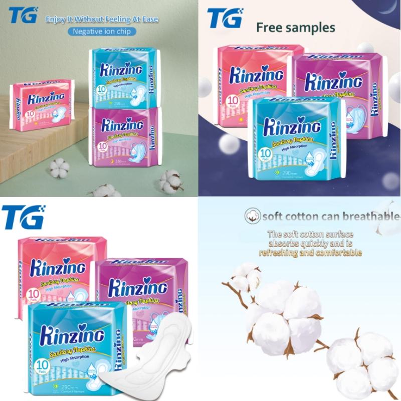 Assorbenti mestruali in morbido cotone per l'igiene femminile, comodi, traspiranti e a prova di perdite