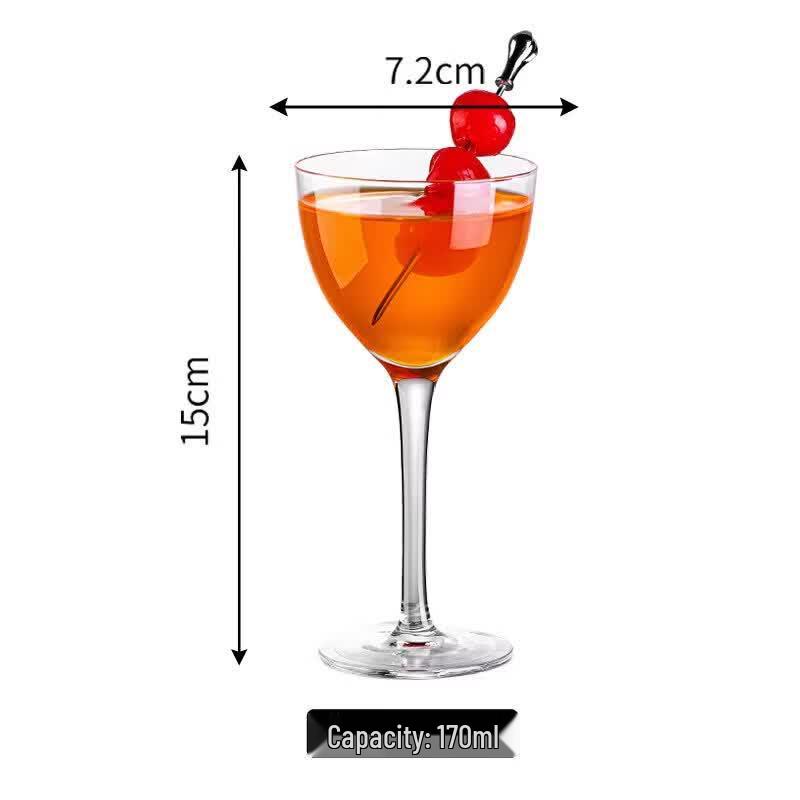 Qiwei Creative Glass Cocktail Goblet Set