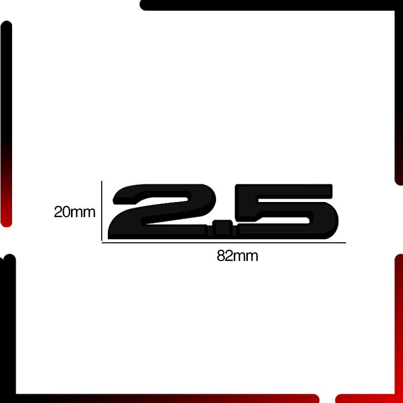 Metal Car Body 2.0 2.5 Red Emblem Badge 3D Sticker Tail Decals For Mazda MS Speed CX5 CX3 Atenza Axela MX5 M6 M3 Acceessories vzpgl12