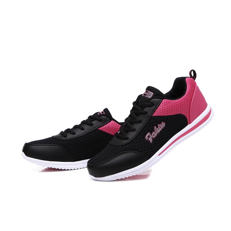 Spring and Autumn Ladies Daily Women's Shoes Casual Sports Korean Fashion Breathable Flat Bottom Running Light Travel Sneakers