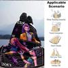 1PC Huntrix, K POP Blanket, Throw For Sofa, Bed, Travel, Camping, Livingroom,
