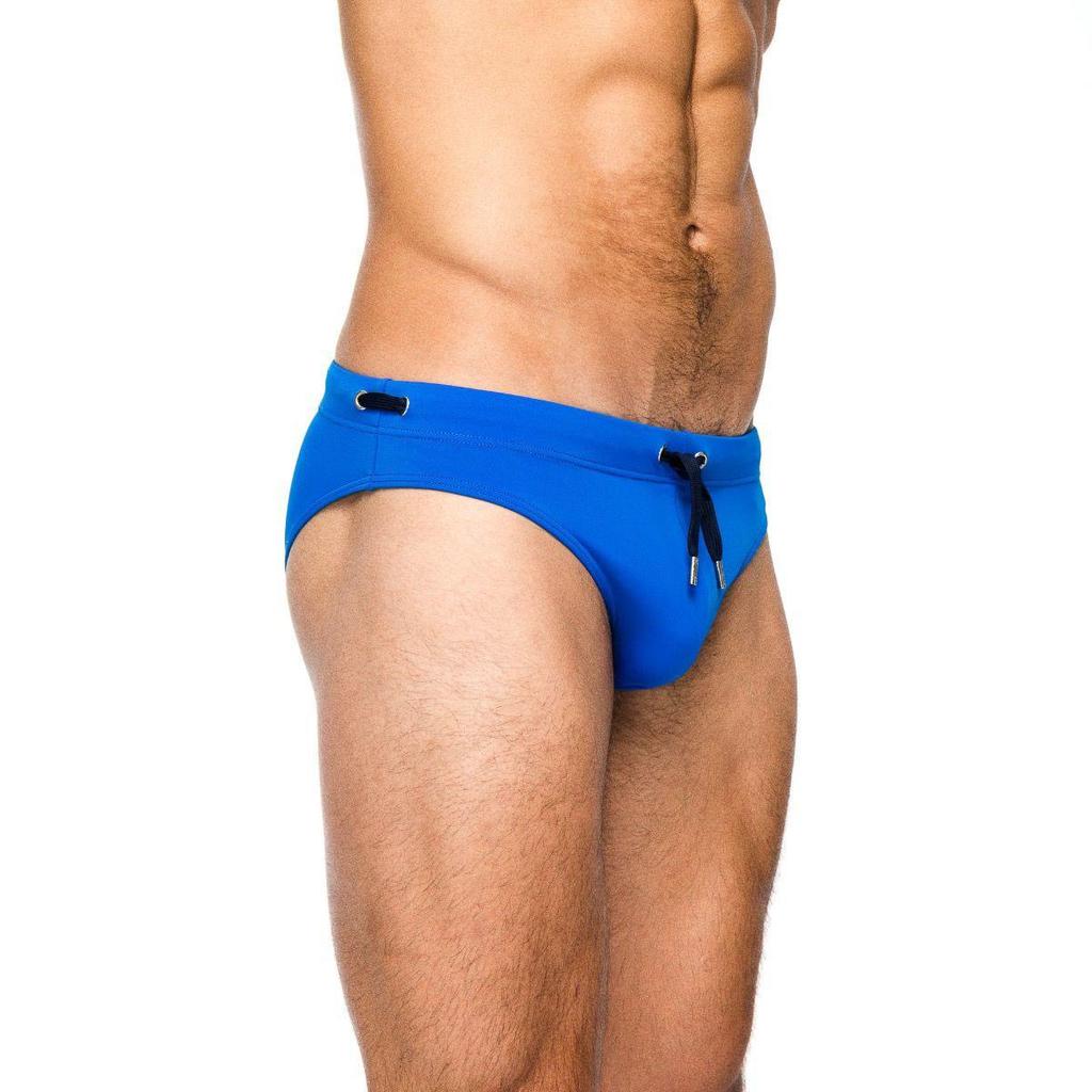 UXH Cuecas de Banho Triângulo Sexy Masculinas Plus Size - Cor Sólida Moda Praia