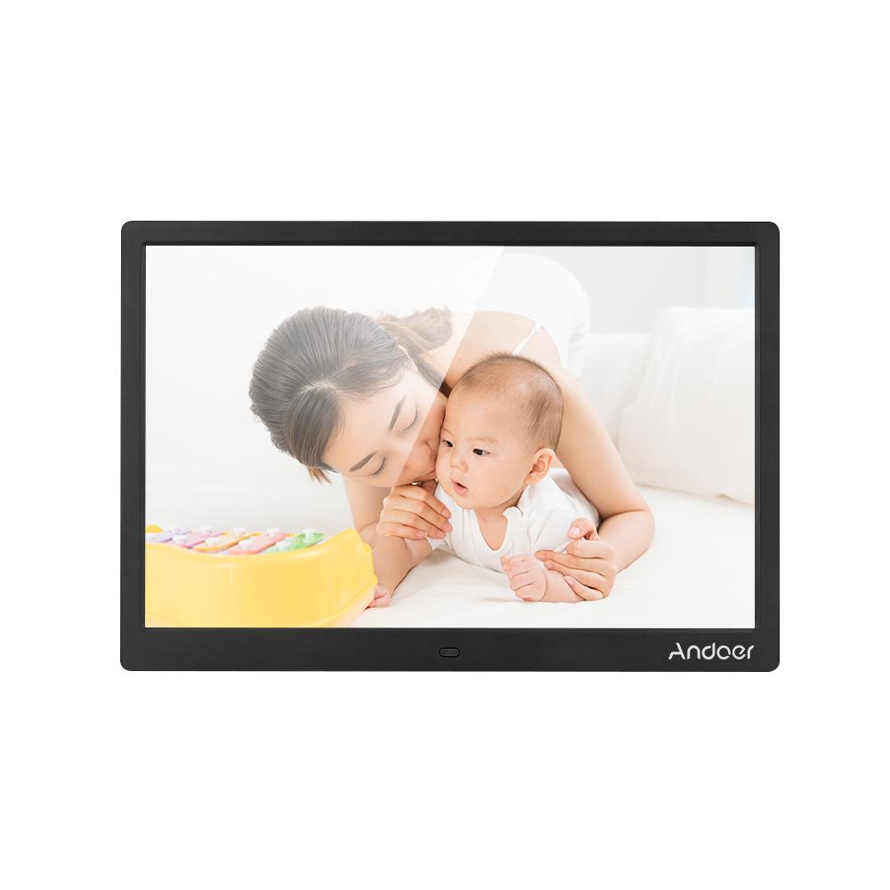 15,4 Zoll 1280 * 800 Auflösung LED Digitaler Bilderrahmen Fotoalbum 1080P HD Video